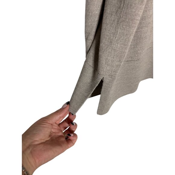 COS V-neck Wool Relaxed Fit Sweater Beige-sz EU Small (US 6) - Picture 8 of 10